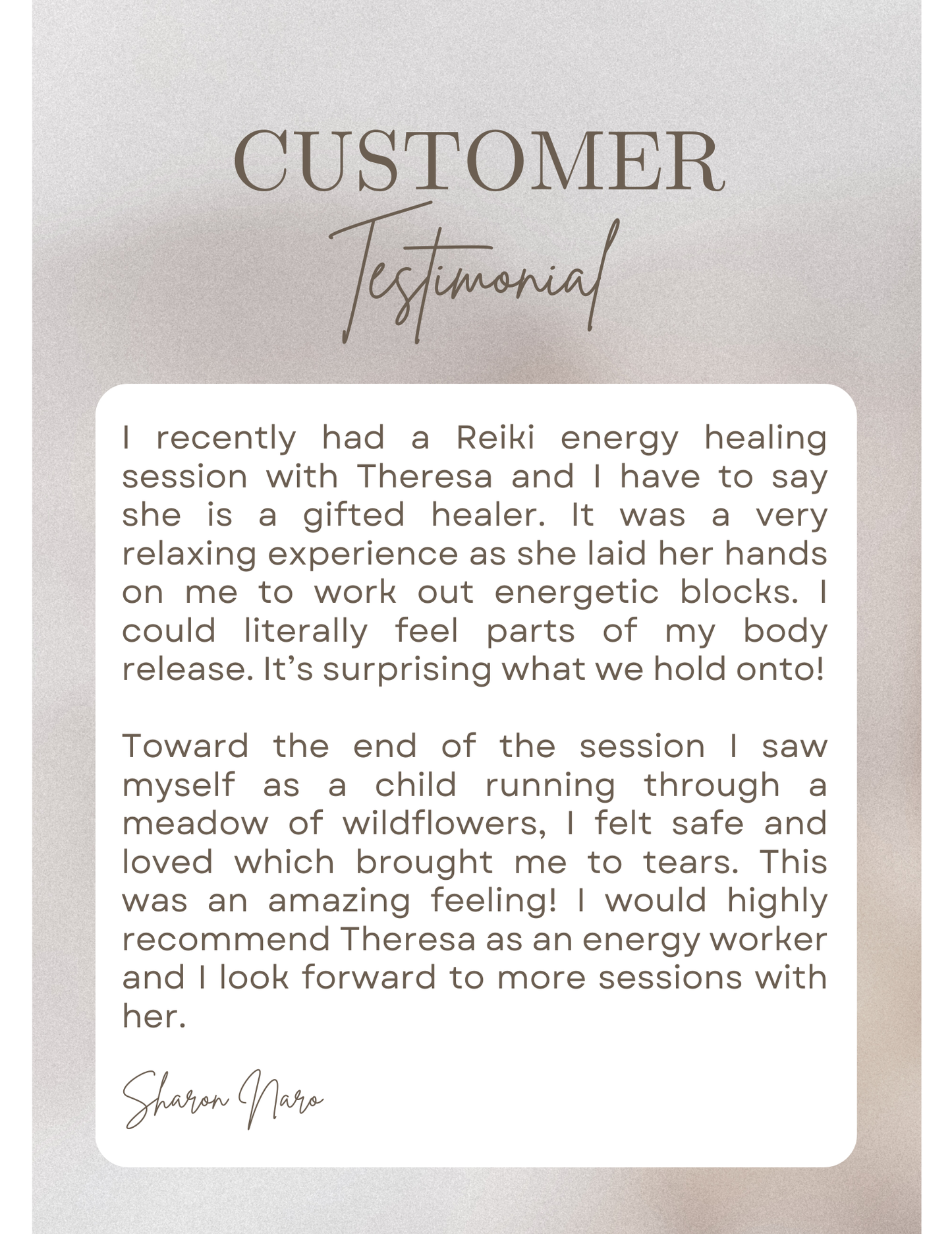 In Person Reiki Energy Healing